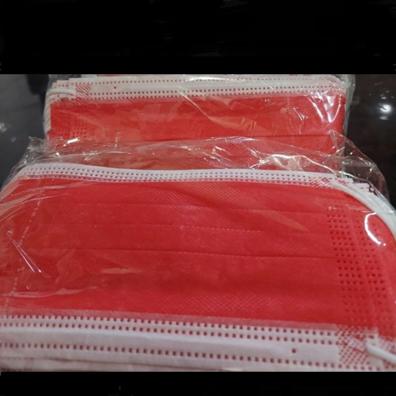 Masker 3ply Earloop SACHET EMBOSS Onecare Hygienic Isi 50pc Kemenkes