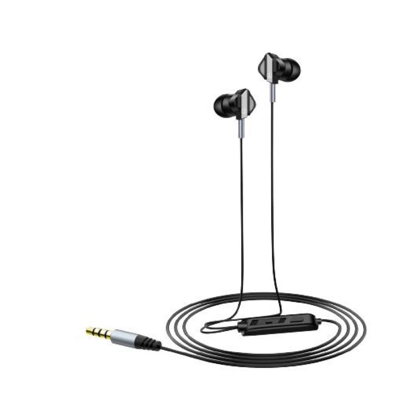 Headset Philips AT178 Metal Body stereo BASS music telfon gaming daily earphone with mic by sen audio