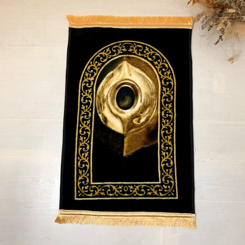 Sajadah Tebal Anti Slip Model  | BUSA KISWAH | 75x110 cm Dewasa Kado Guru Souvenir Umroh Haji