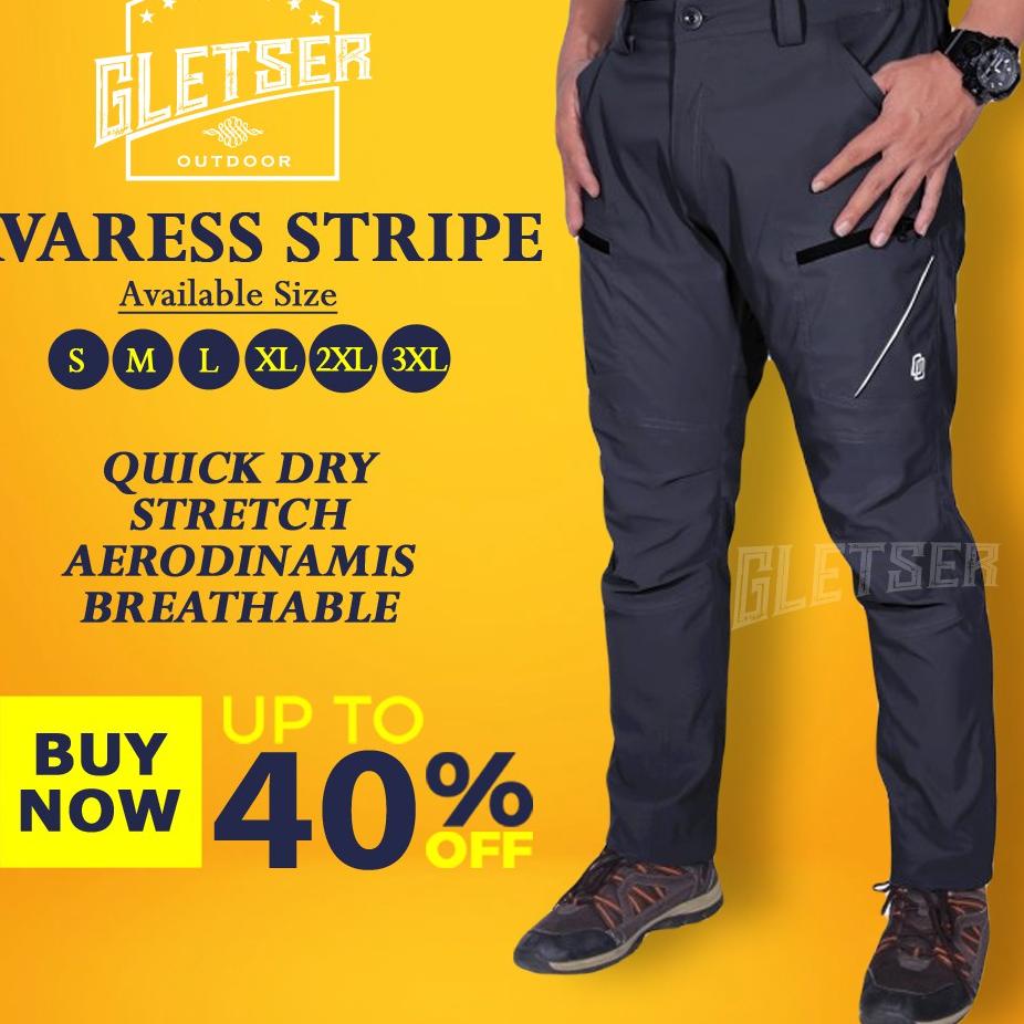 Buruan Belanja CELANA GUNUNG PRIA PANJANG QUICK DRY HIKING STRECH OUTDOOR CELANA TACTIAL PANJANG AVARESS STRIP AVARESS STRIP