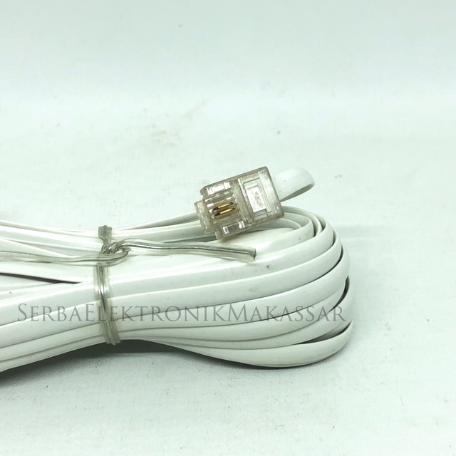 Kabel Line Telepon RJ11 2Pin 5Meter