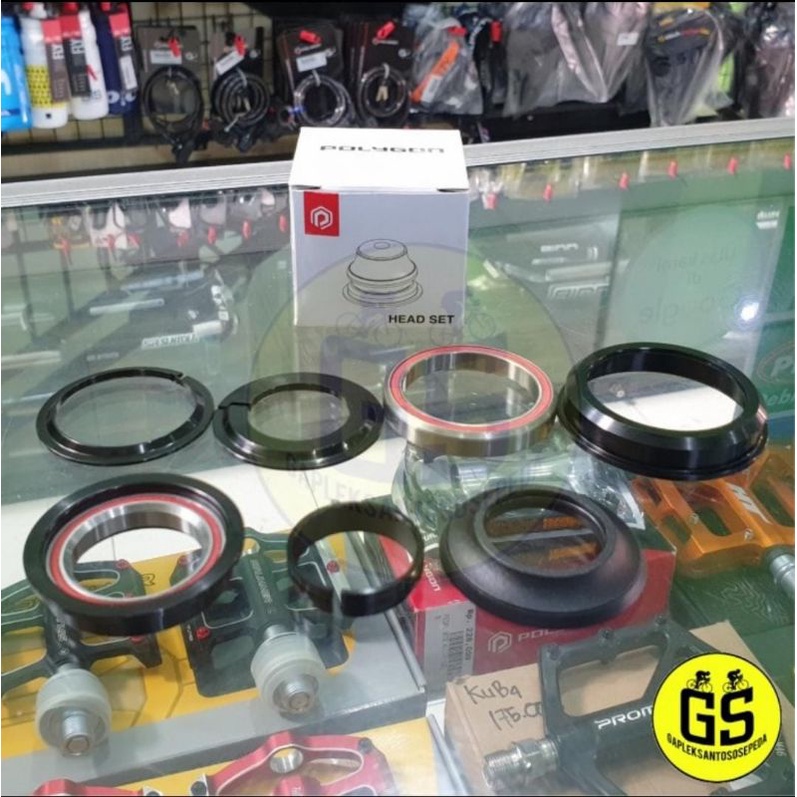 Headset Sepeda Tappered 44 / 56mm Bearing MTB Polygon Siskiu Xtrada