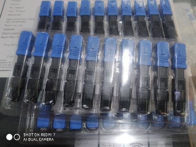 FAST CONNECTOR SC FIBER OPTIC MODEL BUAYA 1PACK ISI 10PCS MURAH