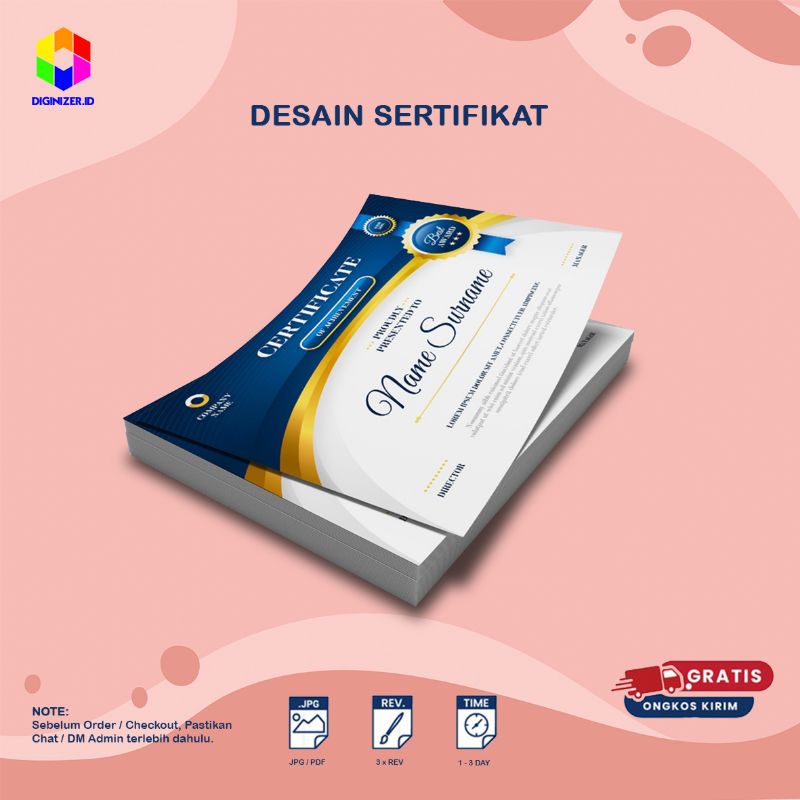 

Jasa Desain Sertifikat