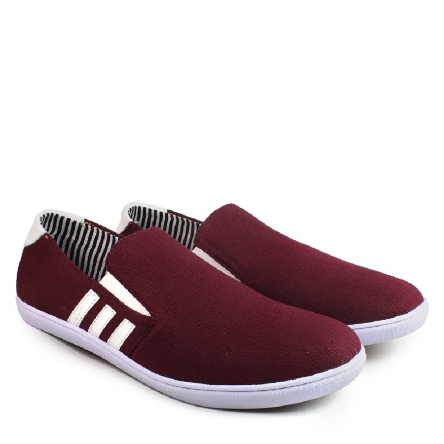 sepatu casual pria Sepatu Adidas Devv Slip On Pria Murah Sepatu Kasual Santai Tanpa Tali