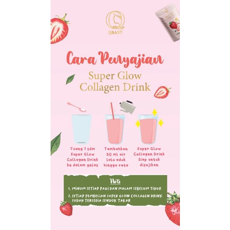 [ SUPER SELLER ] QBAST QELSEA SUPER GLOW COLLAGEN DRINK MINUMAN KOLAGEN