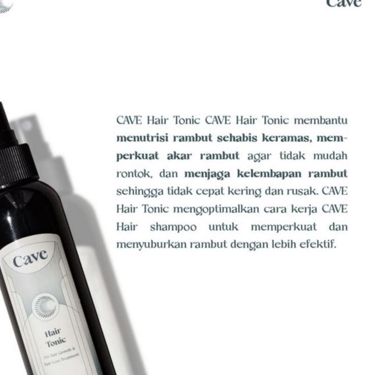 Baru - CAVEMENS CAVE HAIR SHAMPOO + HAIR TONIC by Cave.id