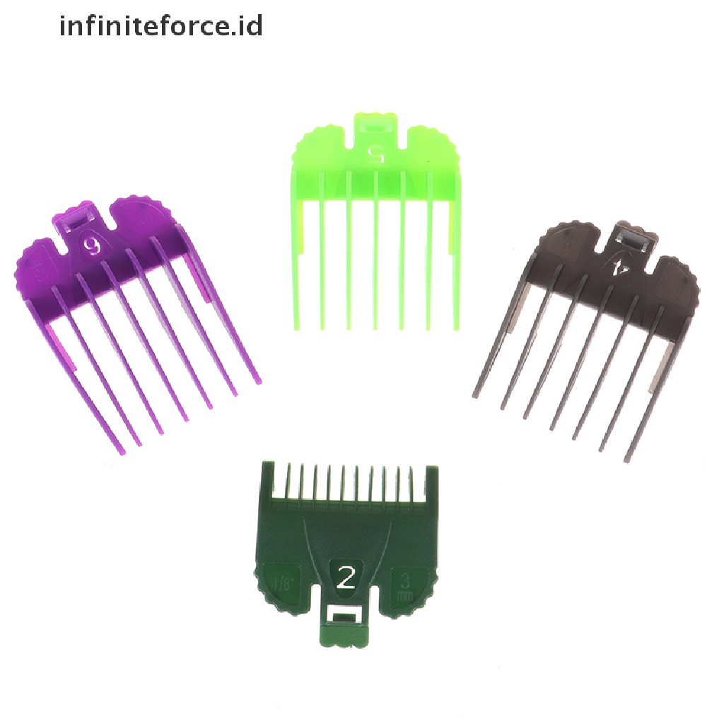 (infiniteforce.id) 8pcs / Set Sisir Panduan Potong Rambut Untuk Salon / Barber