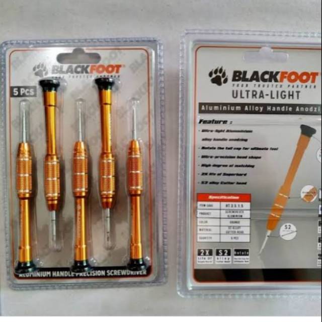 BLACKFOOT - Obeng Set 5 PCS