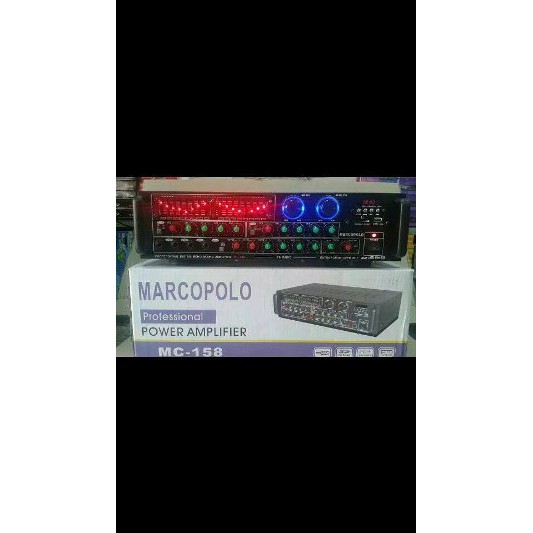 Amplifier Mixer Marcopolo MC158 usb mmc karaoke Diskon