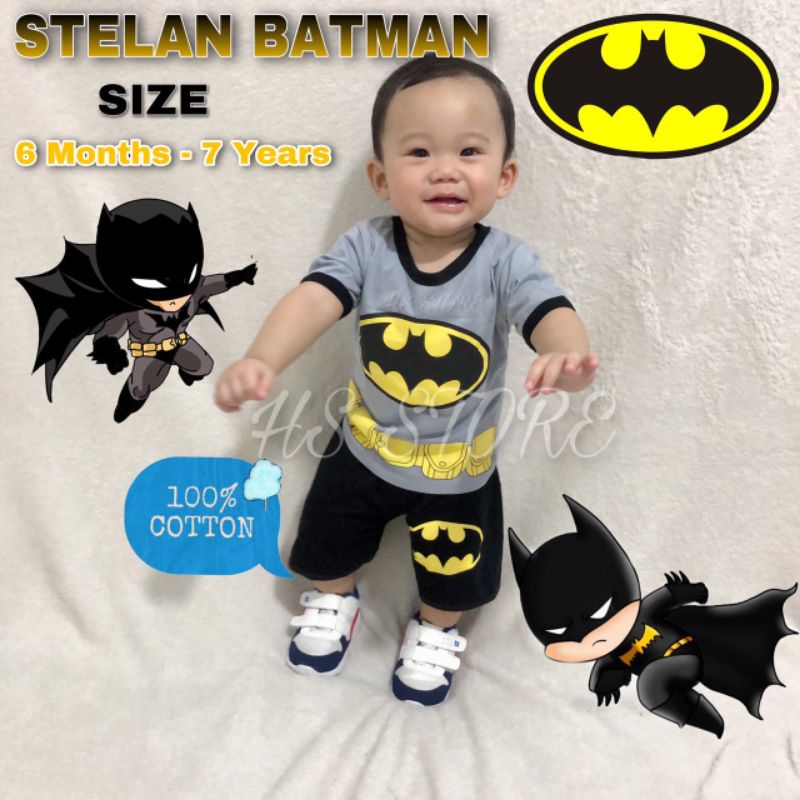 HARGA GROSIR !! STELAN KAOS SUPERHERO ANAK / SET KAOS ANAK / SETELAN KAOS ANAK / SETELAN  ANAK