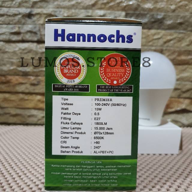 Lampu LED Hannochs 15 Watt Premier