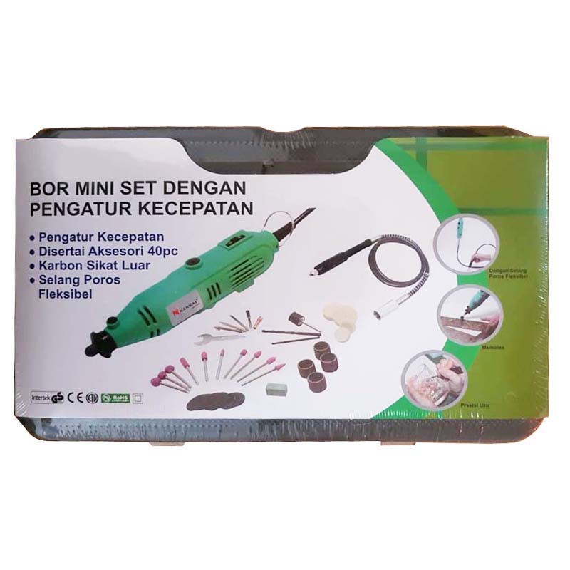 Mini Grinder Tuner Gerinda Bor Mini Multifungsi Nankai 40pcs
