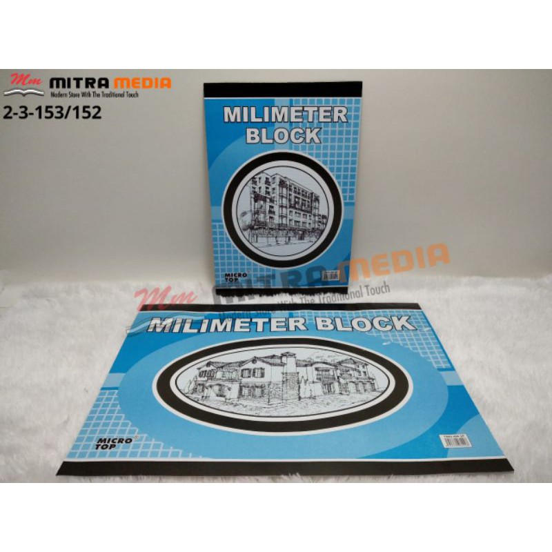 

MILIMETER BLOCK / BUKU MILIMETER FOLIO DAN DOUBLE FOLIO