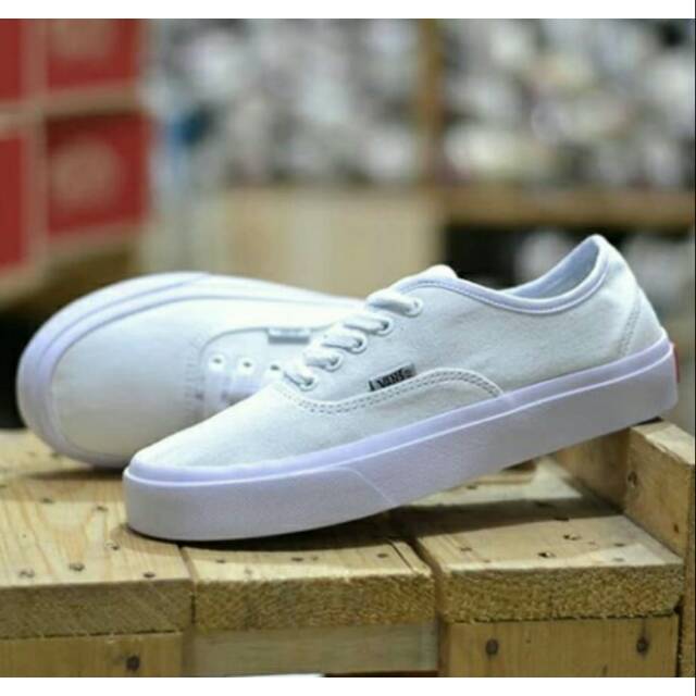 Termurah Sepatu vans era authentic putih cewe cowo waffle coklat 36-43