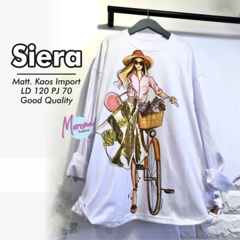 siera kaos import tunik by morena