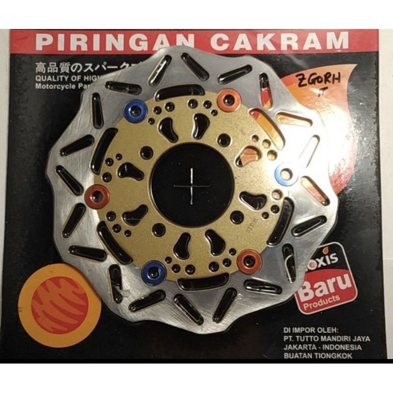 piringan disk cakram depan ukuran standar model variasi IMPORT semua motor matic mio beat mio j