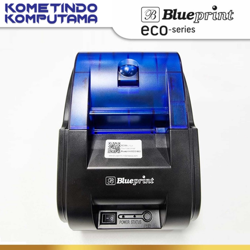 BP-ECO58D Printer Bluetooth Thermal Kasir Blueprint USB BT RJ11 ECO 58D