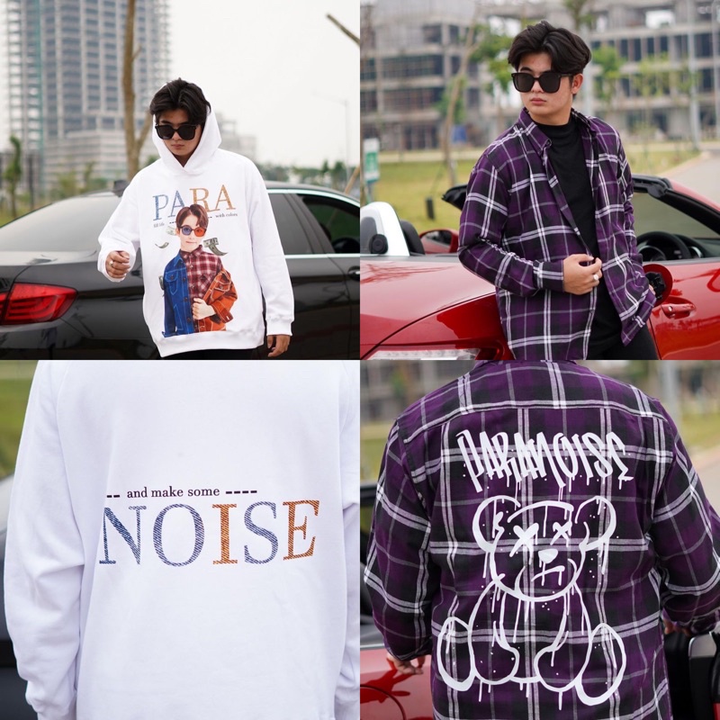 Paranoise Flannel & Hoodie Vol 15 100% Original