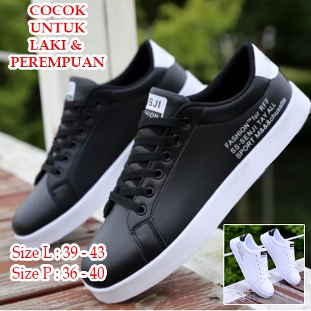 [SIAP KIRIM]  sepatu sneakers pria wanita terbaru motif koran ss-senji sepatu casual trenculture-sne