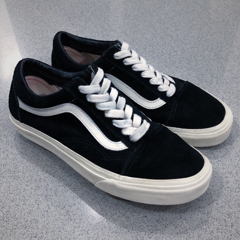 Vans Old Skool Full Kulit Suede Second Size 37 / 23.5 cm
