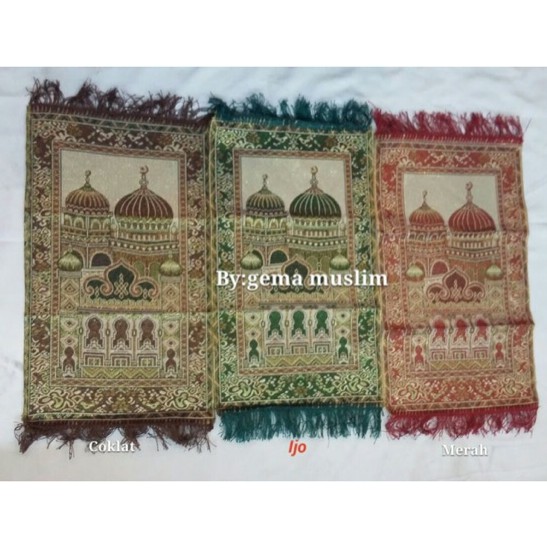 Sajadah Muka Kecil Warna Dan Motif Random