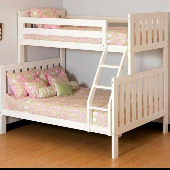 Tempat Tidur Tingkat Dewasa Anak Kayu