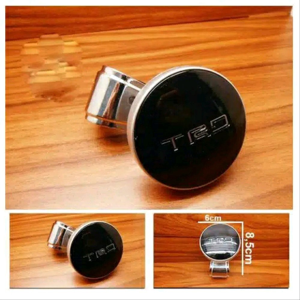 power handle putaran stir putaran setir MOBIL LOGO trd hitam carbon kayu silver pink UNIVERSAL