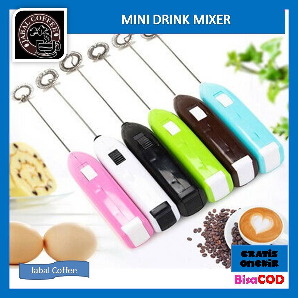 Hand Mixer Mini Milk Frother / Pengaduk Minuman Kopi Susu / Mini Drink Mixer / Blender Tangan Pengaduk Kopi Susu 01