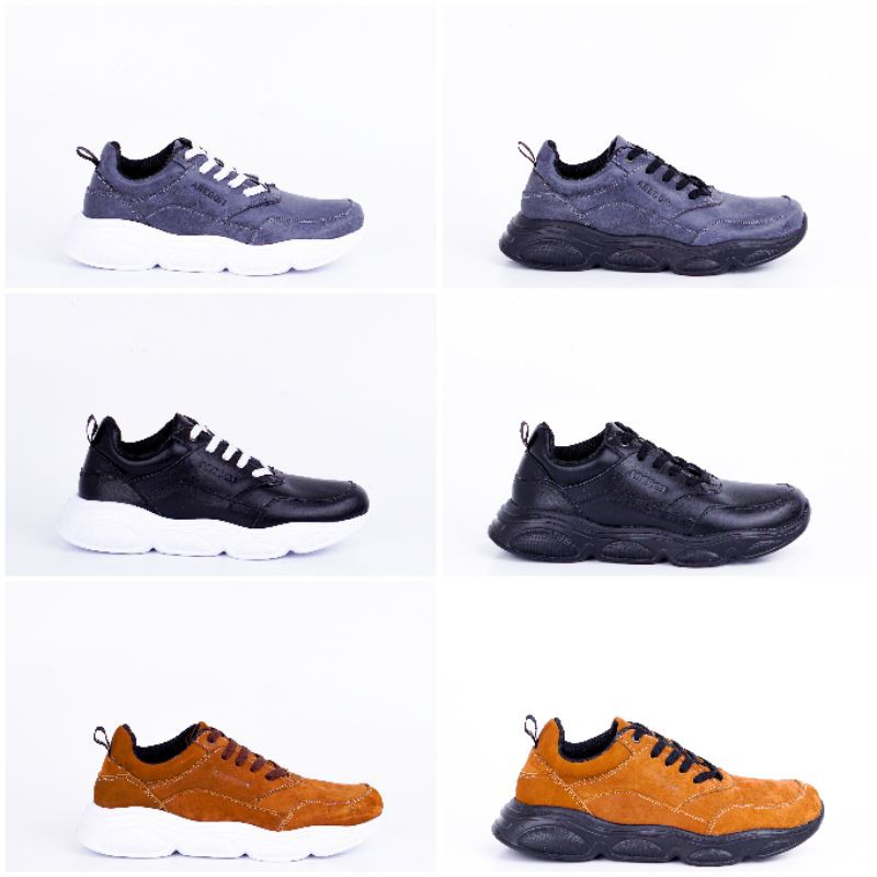 SEPATU SNEAKERS PRIA AREGON PHANTOM LEATHERS SERIES