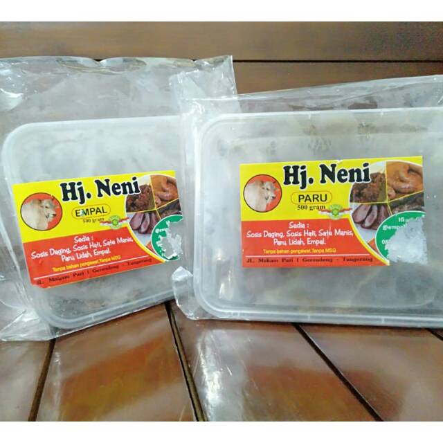 

Empal Daging Sapi Frozen Rempah Siap Tinggal Goreng