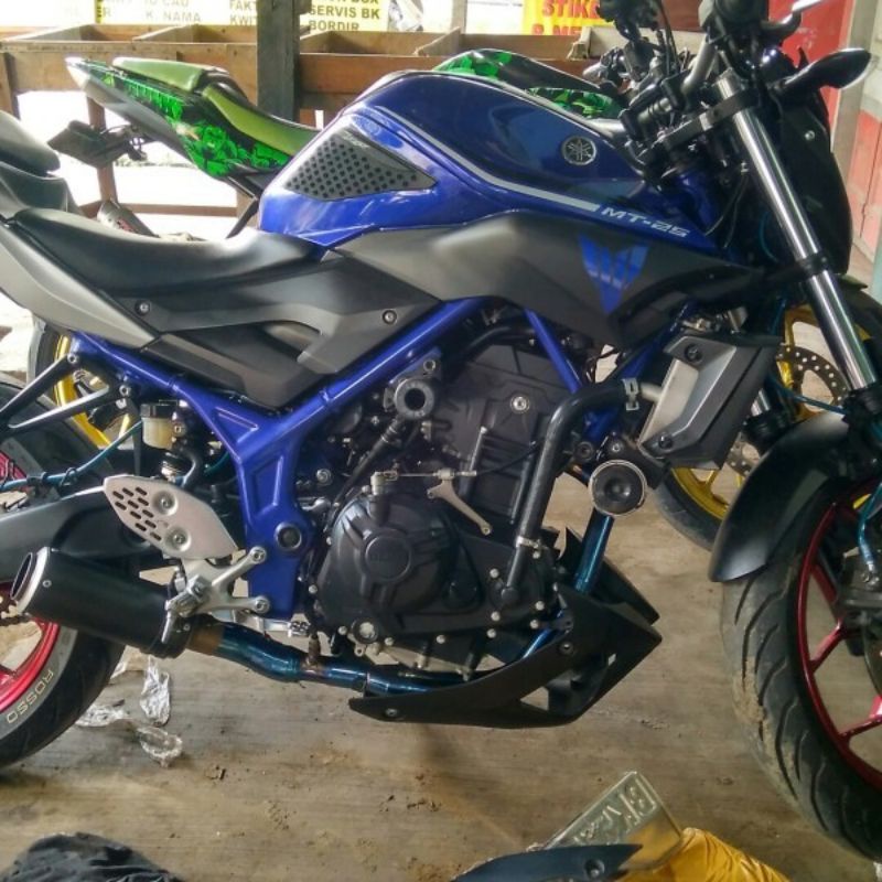 Yamaha MT25 / R25 — Header Underbelly · Blue — foto 4