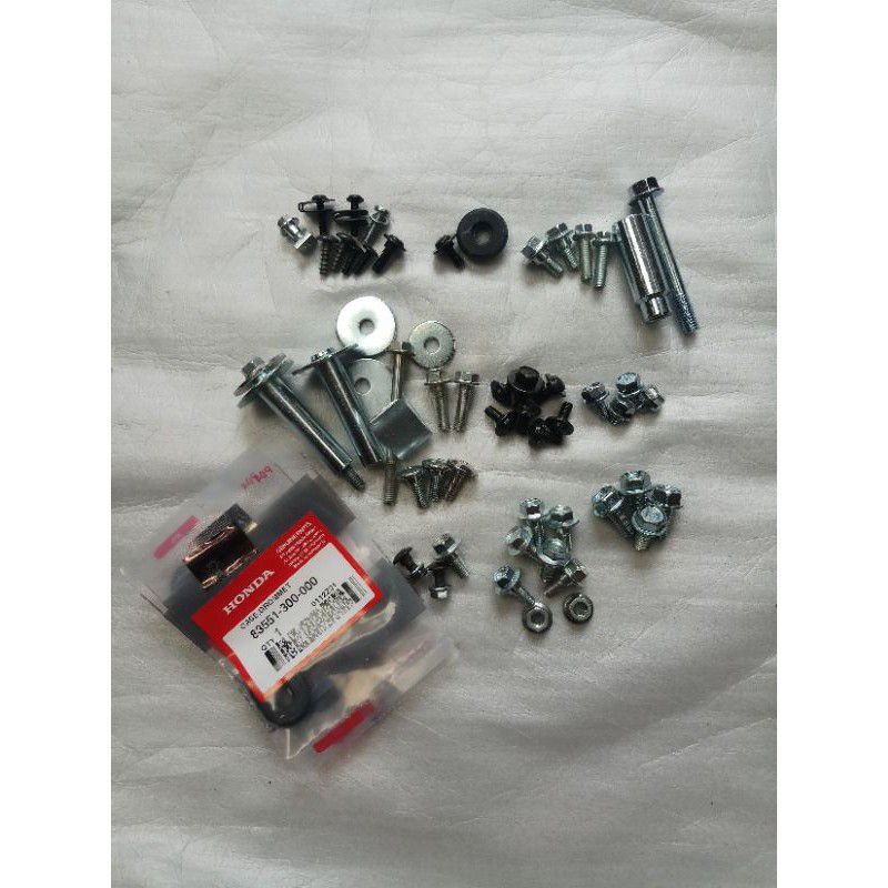 Baut Cover Body Fullset Honda Astrea Grand Bulus thn 1991 Sampai 1993 Original