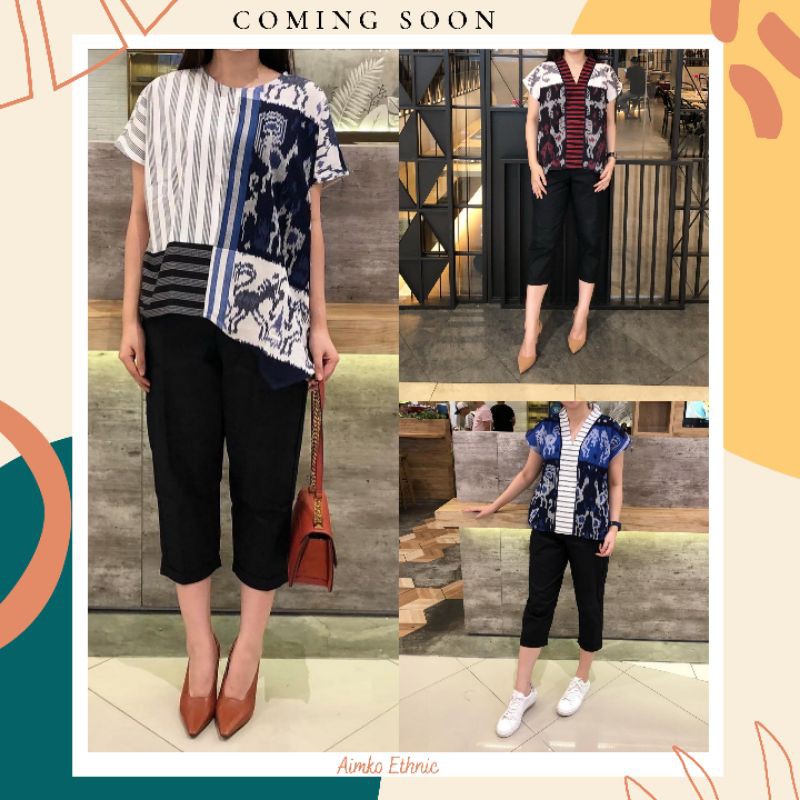 blouse tenun baju tenun mix lurik baju lurik baju etnik tenun troso tenun ntt kain tenun tenun ori