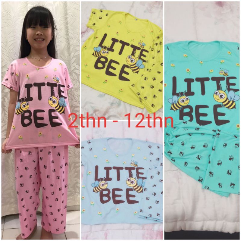 stelan baju kaos celana panjang anak cewek|piyama panjang  pakaian tidur  celana panjang anak peremp