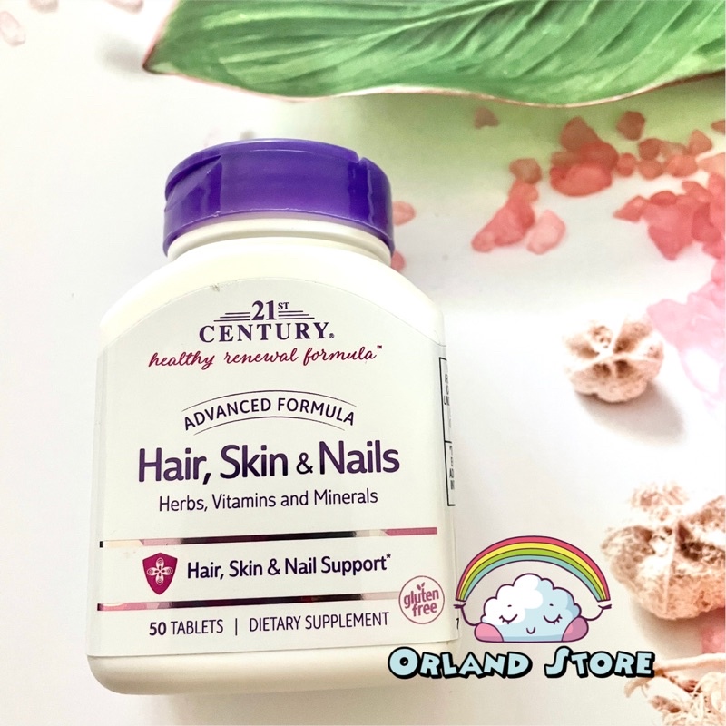 21st Century Hair Skin Nails Advanced Formula 50 Tablets