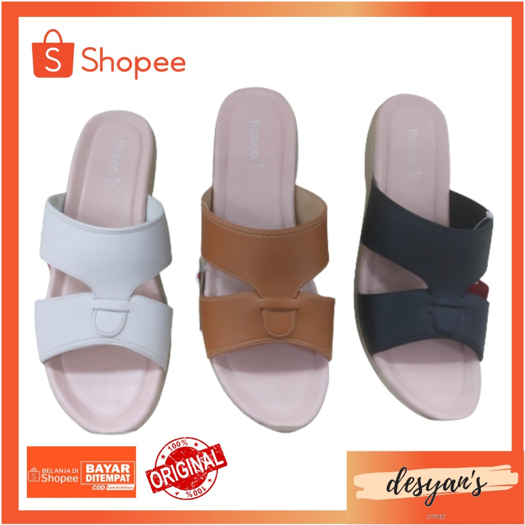 Wedges sandal wanita fladeo