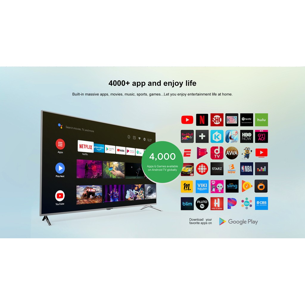 LED ANDROID TV Changhong 58 H7 58 Inch Garansi Resmi