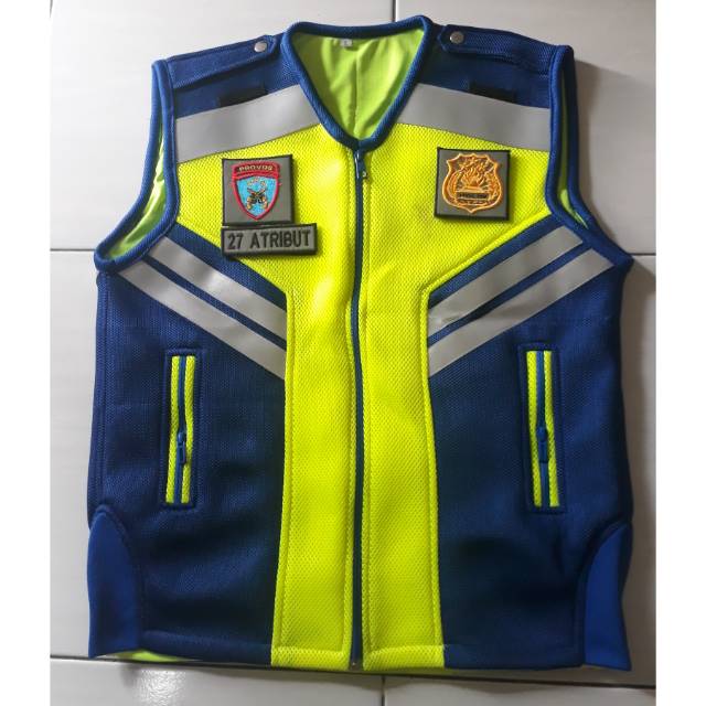 Rompi Stabilo Biru Provos Bahan Grade A