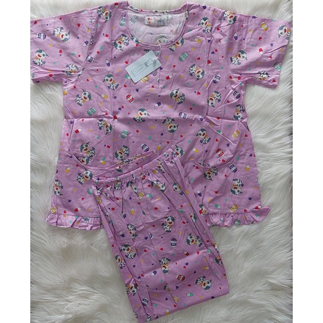 Sunly CelanaPanjang Tangan Pendek uk 22 24 sunly baju tidur