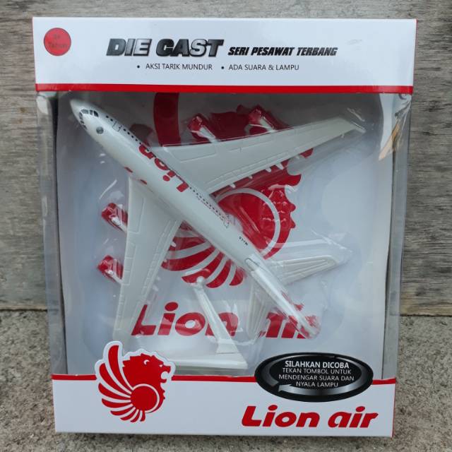 Diecast Pesawat Lion Air ( Miniatur, Die cast )