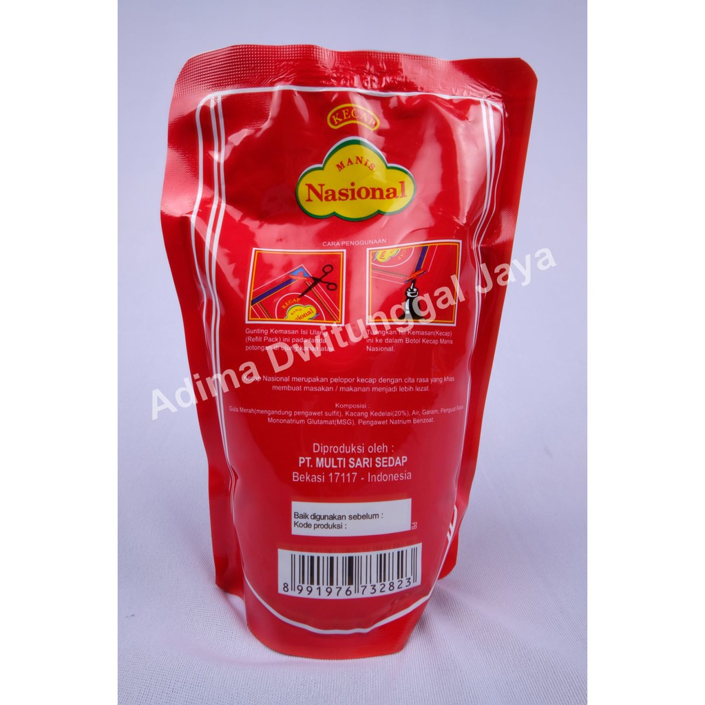 Kecap Manis Nasional Pouch 520 ml