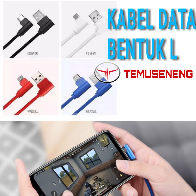 100Cm 1 Meter Kabel Data Benuk L Charger Game L Micro Usb Gaming Android