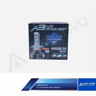 X-BRIGHT LAMPU DEPAN MOBIL LED H4 X70 120 WATT ORIGINAL