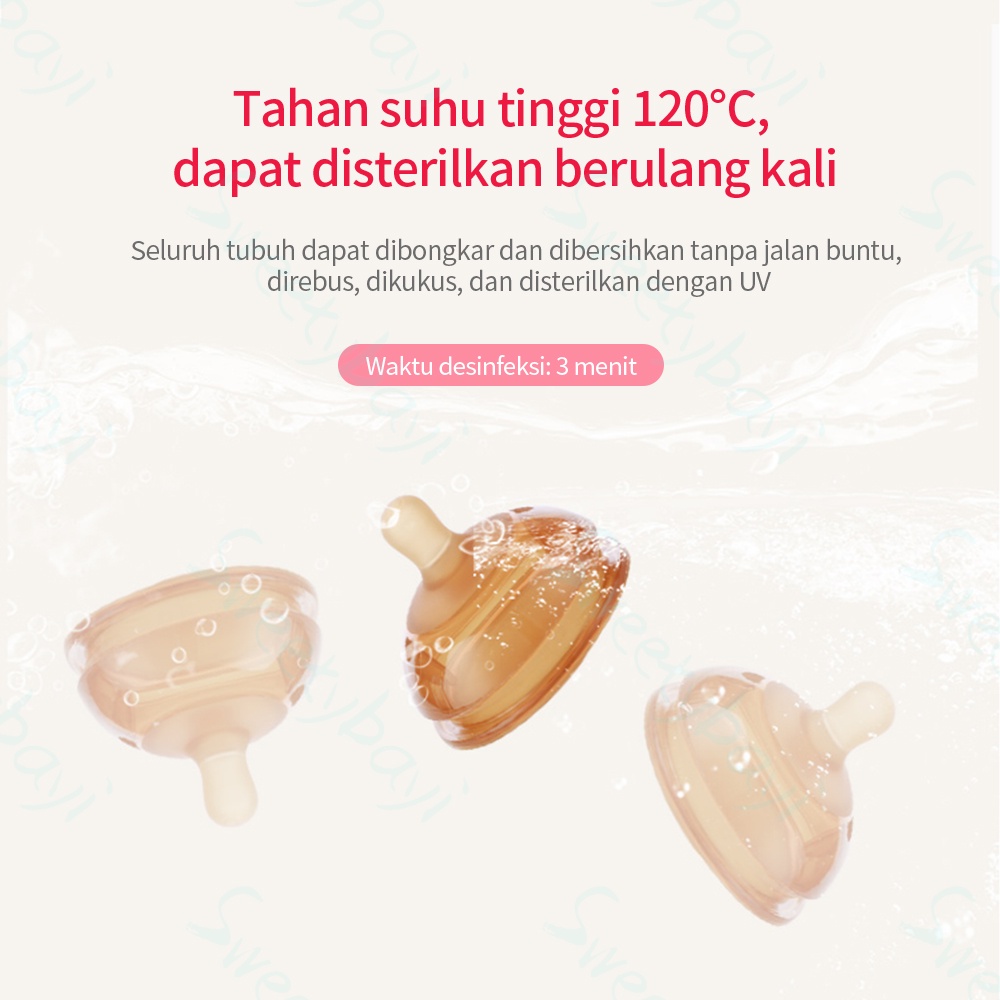 Piko silikon puting botol aksesoris dot bayi