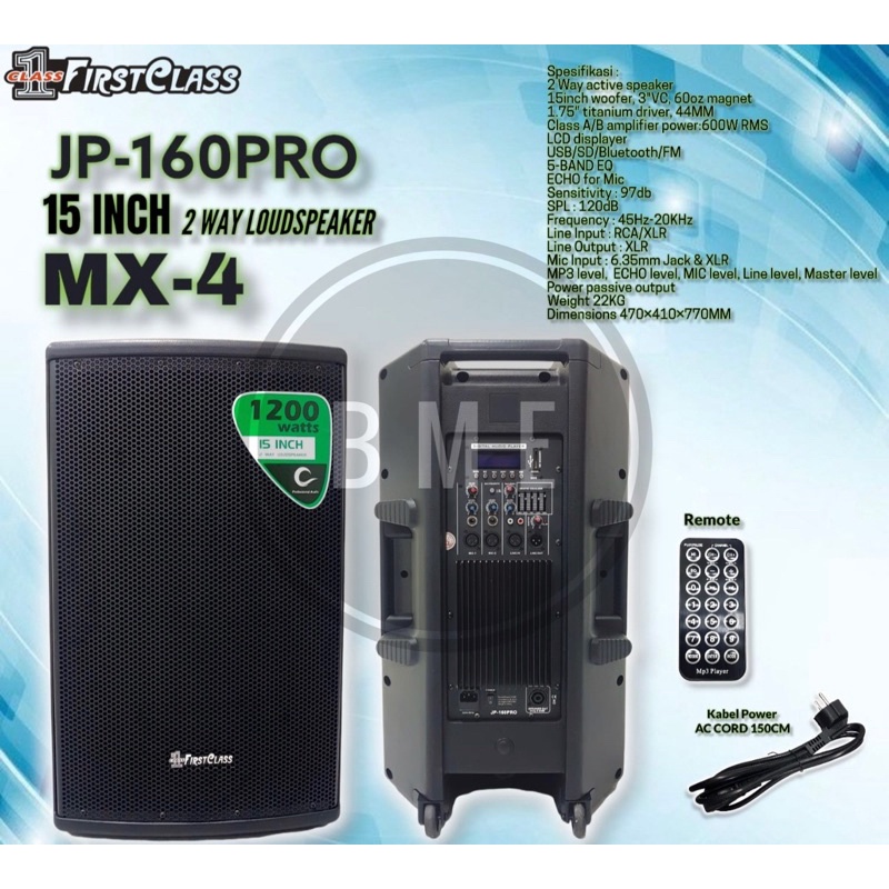 Speaker Active Firstclass Jp160Pro MX4 Jp 160Pro MX 4 Full Ram Original