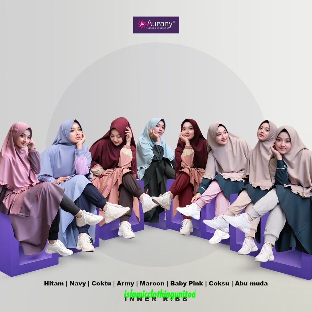 Celana Inner rib katun daleman celamis celana gamis aurany legging leging bawahan gamis panjang - DZ