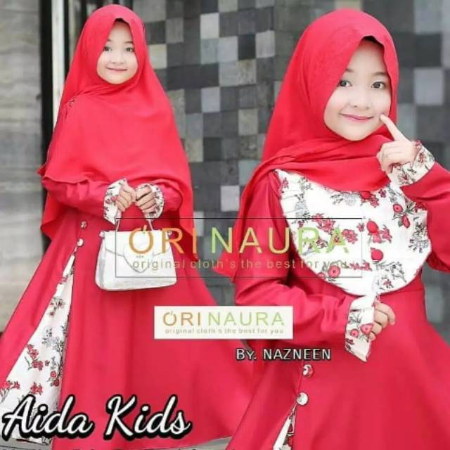 Gamis aida kids syar'i