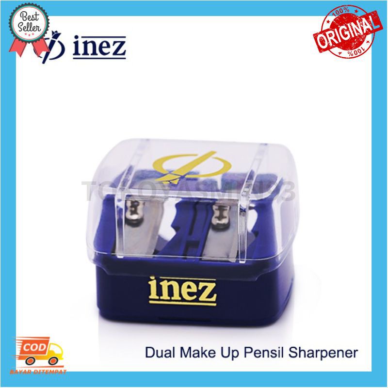 Inez Dual Makeup Pencil Sharpener Murah