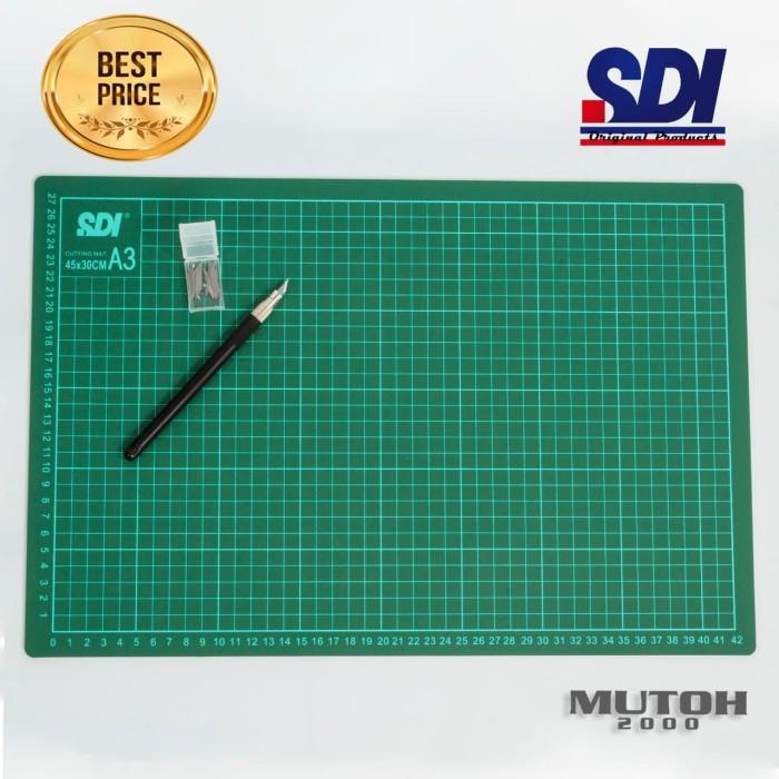 

Cutting Paper Cutting Mat A3 + Cutter Pen Sdi